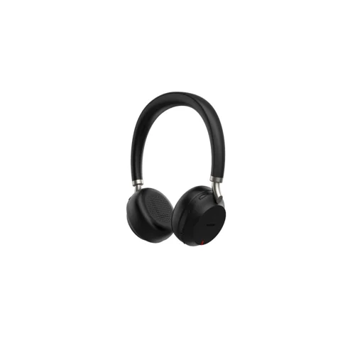 Гарнитура BH76 UC Light Gray USB-A, Беспроводная Bluetooth, Зарядка Qi, HD звук, Шумоподав.ANC, Серая